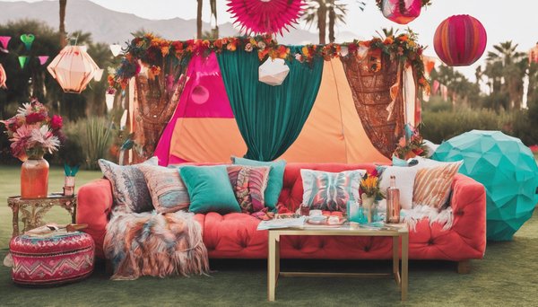 Des packs de déco Coachella pour vos événements festifs